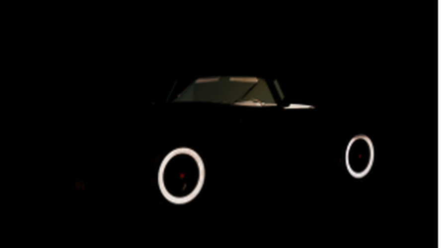 Lighting isolation pass showing whitewall tires and cabin glow